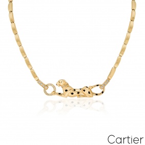 Cartier Yellow Gold Diamond Panthère De Cartier Necklace N7059200 Cartier Yellow Gold Diamond Panthère De Cartier Necklace N7059200